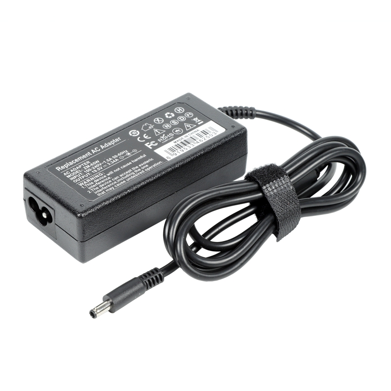 Chargeur adaptateur DELL portable 65 W – 19,5 V, 3,34 A (fiche 4,5 × 3,0 mm)