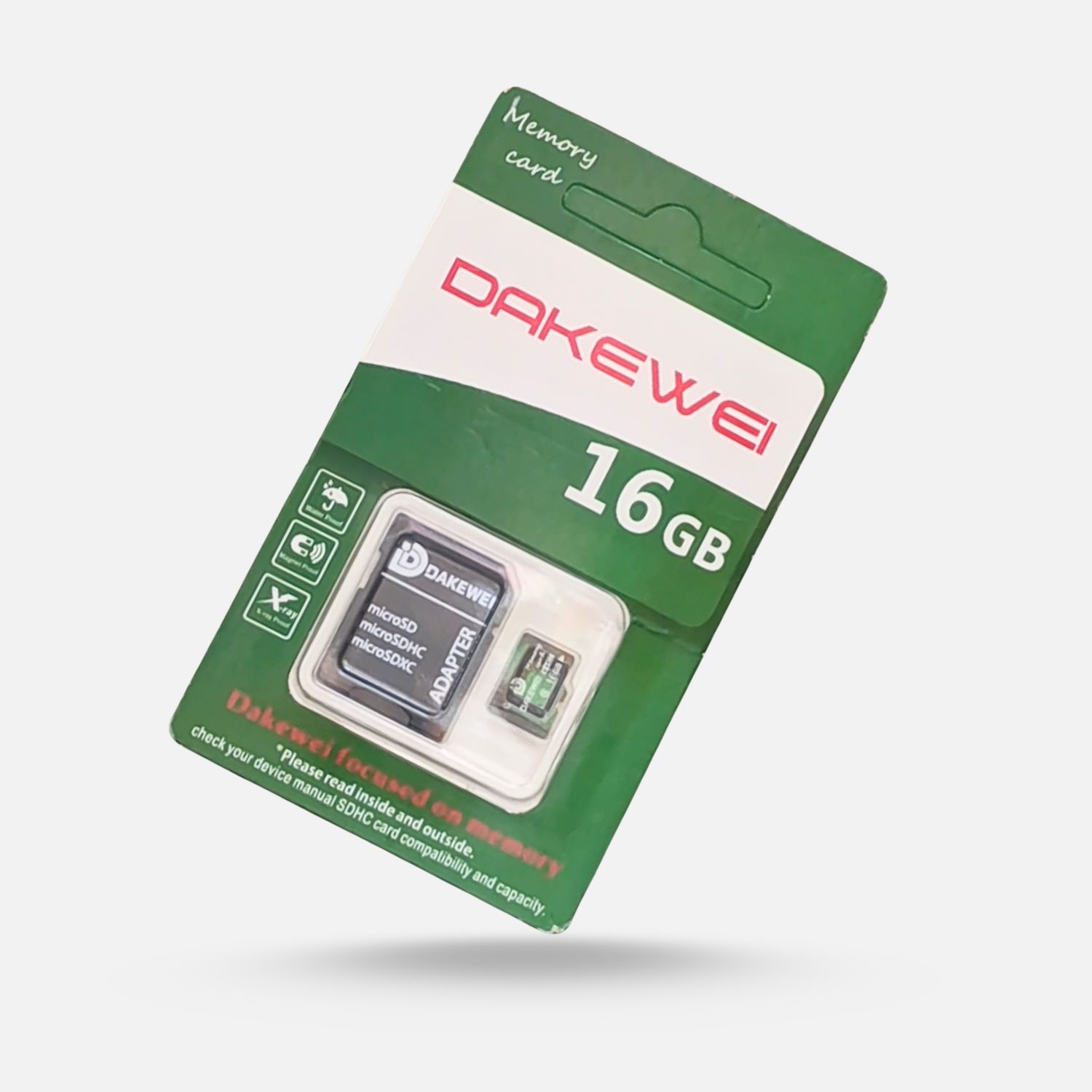 Carte mémoire Dakewei 8 Go – Classe 10 UHS‑I avec adaptateur