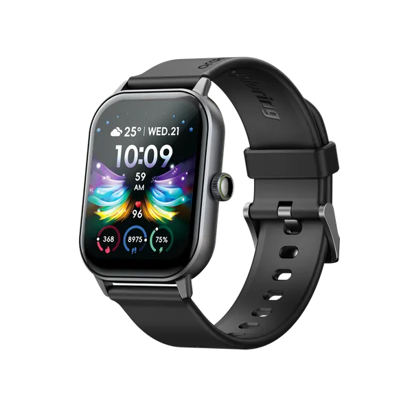 Oraimo Watch 5 OSW-805 - Montre Connectée Étanche 1ATM, Autonomie 7 Jours, Écran 2.01’’, Noir