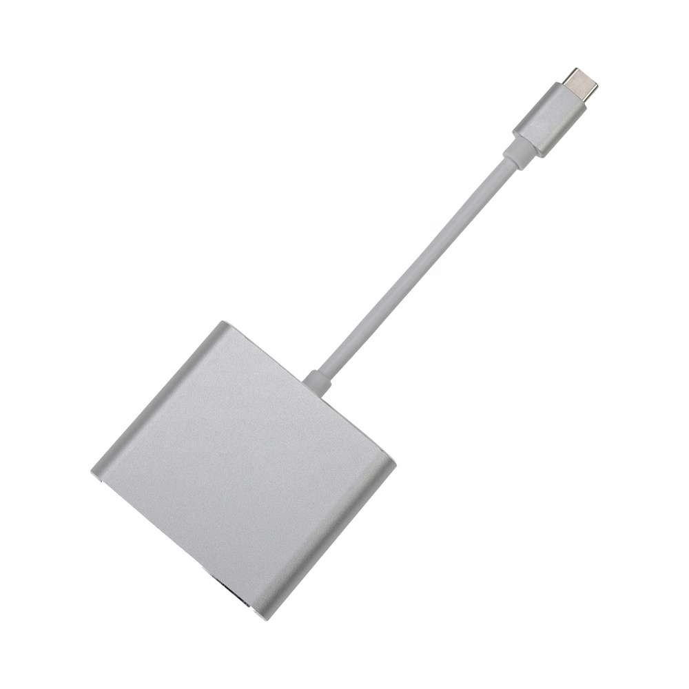 Adaptateur HUB Multiport 3 en 1 (USB, HDMI, USB-C)