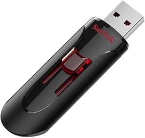 SanDisk Cruzer Glide 3.0 – Clé USB 64 Go, connecteur rétractable