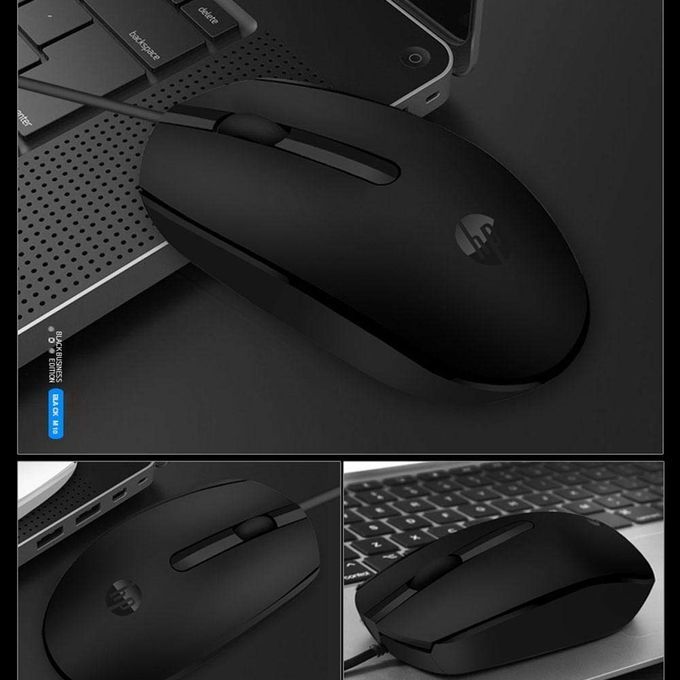 HP M10 – Souris optique USB filaire, 1000 DPI