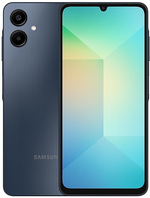Samsung Galaxy A06 SM-A065F/DS - Smartphone 6.5’’ HD+, 4GB/64GB, Batterie 5000mAh, Bleu Clair